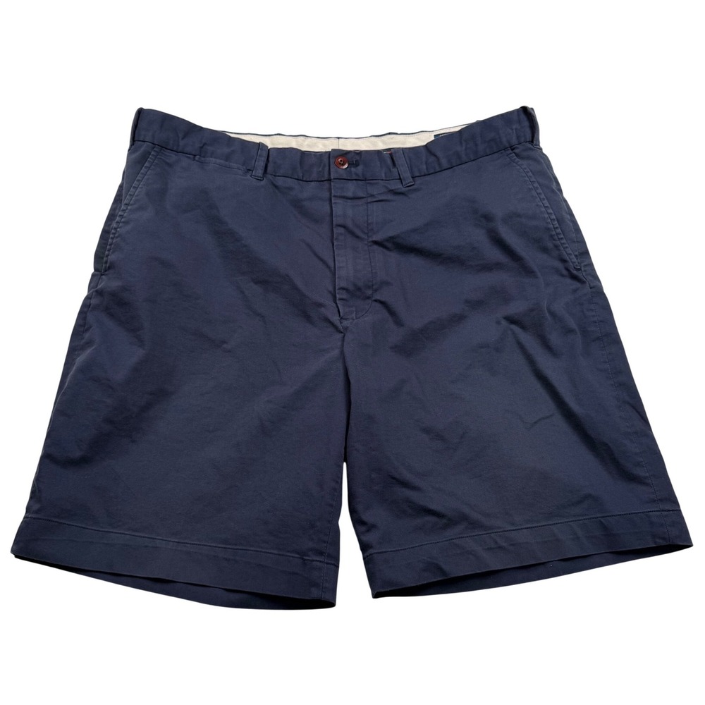 Polo Golf Ralph Lauren Shorts Mens 36 Navy Blue Cotton Twill Stretch Classic Fit